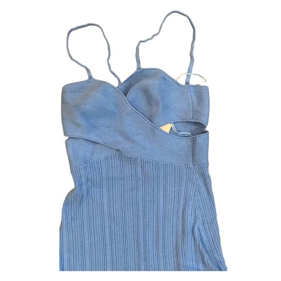 NWT ANNA QUAN Sabrina Cut-Out Rib Knit Midi Dress Size US/8 - Picture 9 of 13